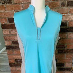 IZOD Ladies Sleeveless Golf Top SZ L